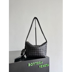 Replica Perfetta Borsa a spalla Easy Hobo Bottega Veneta Nera Imitazione Outlet
