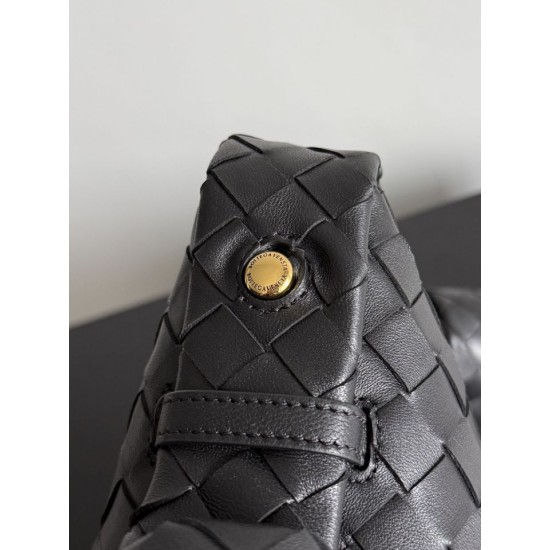 Replica Perfetta Borsa a spalla Easy Hobo Bottega Veneta Nera Imitazione Outlet