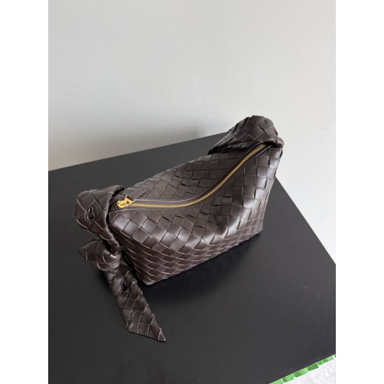 Replica Perfetta Borsa a spalla Easy Hobo Bottega Veneta Borgogna Imitazione Outlet
