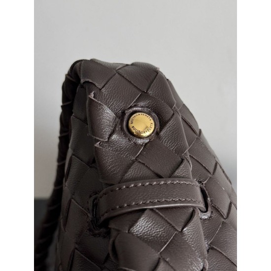 Replica Perfetta Borsa a spalla Easy Hobo Bottega Veneta Borgogna Imitazione Outlet