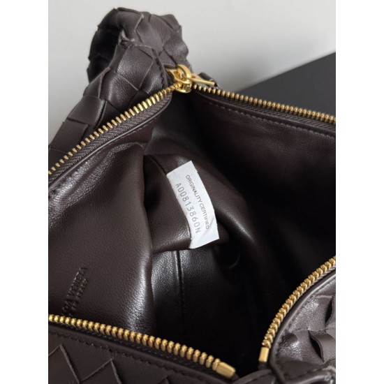 Replica Perfetta Borsa a spalla Easy Hobo Bottega Veneta Borgogna Imitazione Outlet
