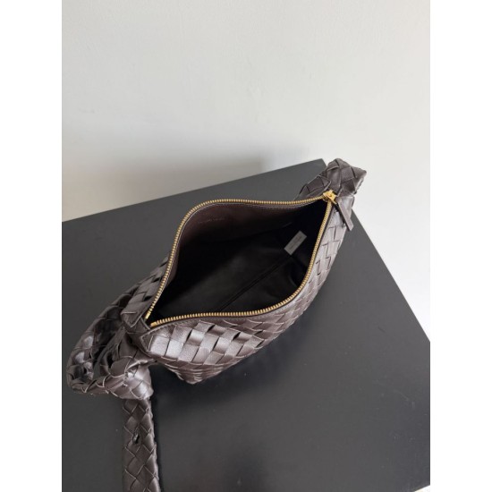 Replica Perfetta Borsa a spalla Easy Hobo Bottega Veneta Borgogna Imitazione Outlet