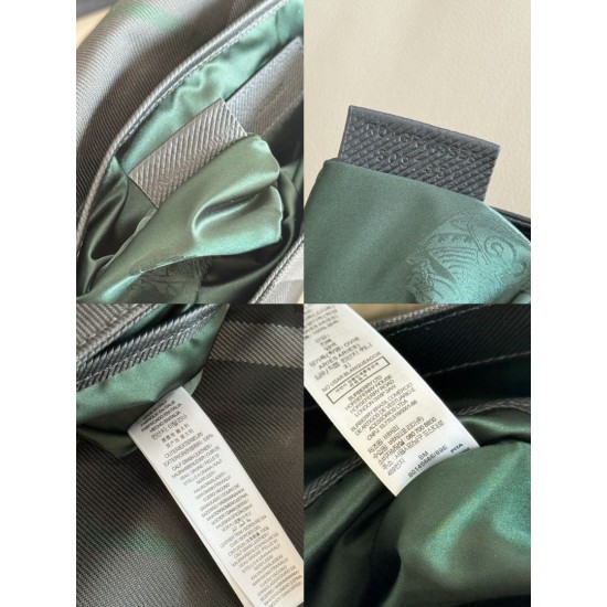Replica di lusso Borsa a tracolla Burberry Grid con logo equestre Grigio Falsa Online Replica Perfetta Borsa a tracolla Burberry Grid con logo equestre Grigio Imitazione Outlet