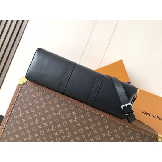 Replica di lusso Borsa a mano LV Needle M28000 nera chip a codice variabile 163C Falsa Online Replica Perfetta Borsa a mano LV Needle M28000 nera chip a codice variabile 163C Imitazione Outlet