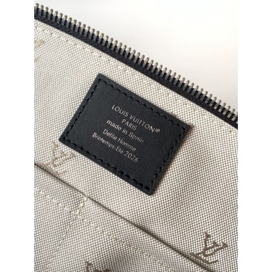 Replica di lusso Borsa a mano LV Needle M28000 nera chip a codice variabile 163C Falsa Online Replica Perfetta Borsa a mano LV Needle M28000 nera chip a codice variabile 163C Imitazione Outlet