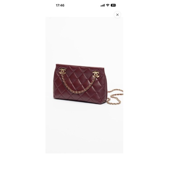 Replica Perfetta Borsa shopping Chanel AP6338 bordeaux Imitazione Outlet