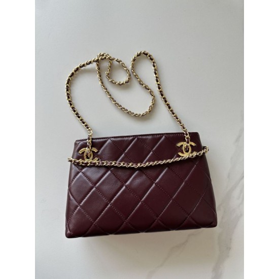 Replica Perfetta Borsa shopping Chanel AP6338 bordeaux Imitazione Outlet
