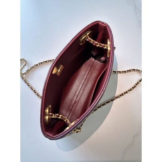 Replica Perfetta Borsa shopping Chanel AP6338 bordeaux Imitazione Outlet