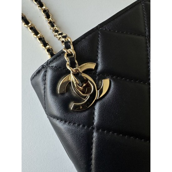 Replica Perfetta Borsa shopping Chanel AP6338 Nero Imitazione Outlet