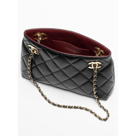 Replica Perfetta Borsa shopping Chanel AP6338 Nero Imitazione Outlet