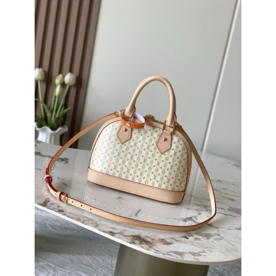 Replica di lusso Borsa LV Stamp Alma BB M28672 163c01 chip Falsa Online Replica Perfetta Borsa LV Stamp Alma BB M28672 163c01 chip Imitazione Outlet
