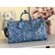 Replica di lusso 163c01 chip Borse LV Keepall Bandoulière 50 M28836 Blu Falsa Online Replica Perfetta 163c01 chip Borse LV Keepall Bandoulière 50 M28836 Blu Imitazione Outlet