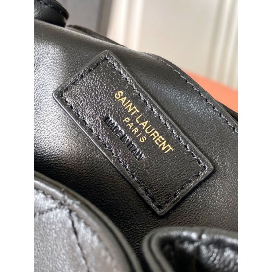 Replica Perfetta Borsa a tracolla mini Nolita YSL Saint Laurent Nero Imitazione Outlet