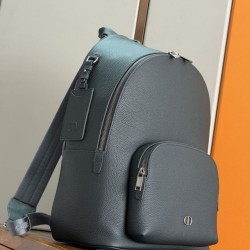 Replica Perfetta Zaino da uomo Dior CD Icon con cerniera Nero Imitazione Outlet