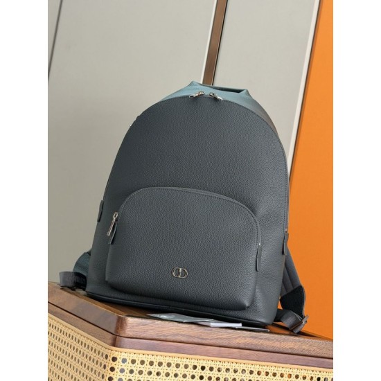 Replica Perfetta Zaino da uomo Dior CD Icon con cerniera Nero Imitazione Outlet