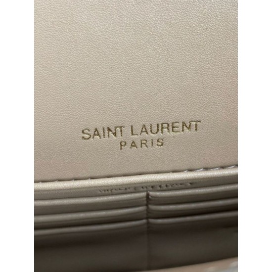 Replica di lusso YSL Saint Laurent Piccola Sunset con motivo coccodrillo 19cm albicocca Falsa Online Replica Perfetta YSL Saint Laurent Piccola Sunset con motivo coccodrillo 19cm albicocca Imitazione Outlet