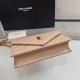 Replica di lusso Borsa a catena trapuntata Becky YSL Saint Laurent albicocca Falsa Online Replica Perfetta Borsa a catena trapuntata Becky YSL Saint Laurent albicocca Imitazione Outlet