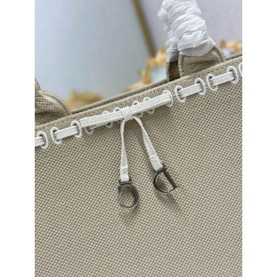 Replica Perfetta Borsa a mano Dior Piccolo/Medio/Grande Book Tote con nastro albicocca Imitazione Outlet