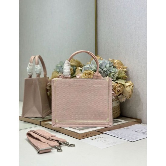 Replica di lusso Borsa book tote Dior piccola/media/grande rosa con motivo floreale Falsa Online Replica Perfetta Borsa book tote Dior piccola/media/grande rosa con motivo floreale Imitazione Outlet