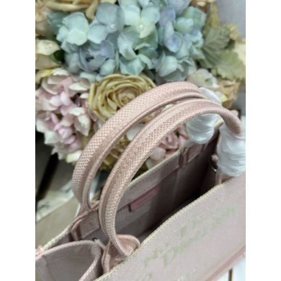 Replica di lusso Borsa book tote Dior piccola/media/grande rosa con motivo floreale Falsa Online Replica Perfetta Borsa book tote Dior piccola/media/grande rosa con motivo floreale Imitazione Outlet