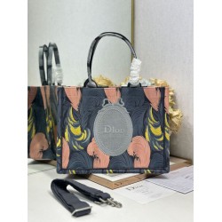 Replica Perfetta Borsa shopping Diorpiccola/media/grande book tote con specchietto piuma Imitazione Outlet