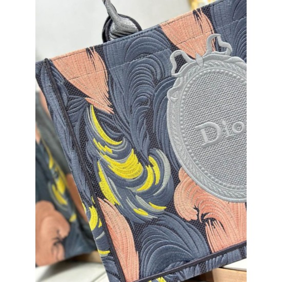 Replica Perfetta Borsa shopping Diorpiccola/media/grande book tote con specchietto piuma Imitazione Outlet