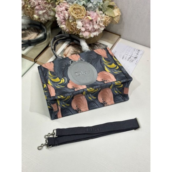 Replica Perfetta Borsa shopping Diorpiccola/media/grande book tote con specchietto piuma Imitazione Outlet