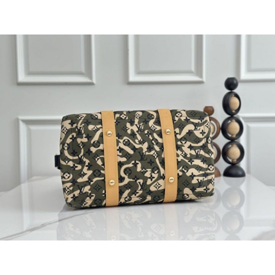Replica di lusso Borsa shopping Louis Vuitton con stampa mimetica M95783 Falsa Online Replica Perfetta Borsa shopping Louis Vuitton con stampa mimetica M95783 Imitazione Outlet