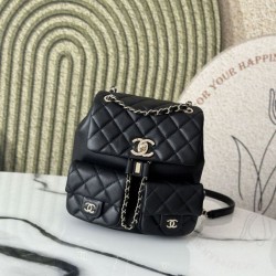 Replica Perfetta Zaino Chanel 23P Duma AS3860 Nero Imitazione Outlet