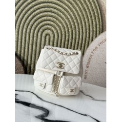 Replica Perfetta Zaino Chanel 23P Duma AS3860 Bianco Imitazione Outlet