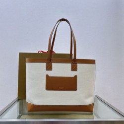 Replica Perfetta Borsa tote vintage Burberry London marrone Imitazione Outlet