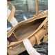 Replica Perfetta Borsa Prada Bonne lino con manici superiori 1BA426 marrone Imitazione Outlet