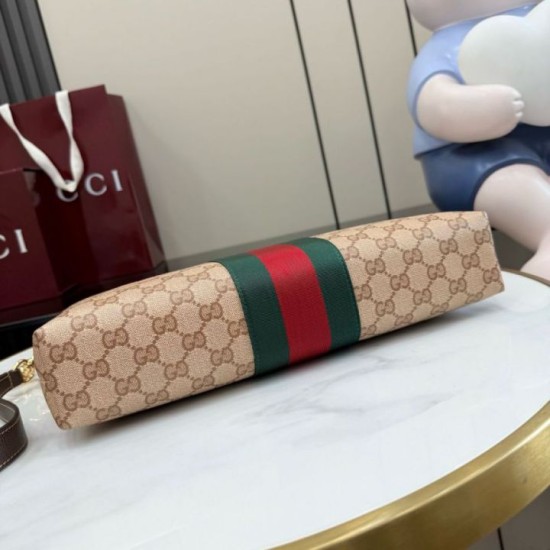 Replica Perfetta Borsa a tracolla media Gucci GG A002KX albicocca cristallo Imitazione Outlet