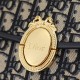 Replica Perfetta Borsa a tracolla piccola Dior Médaillon M3921 con patta e catena