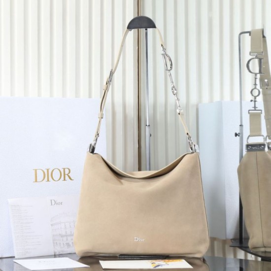 Falso imitazione Borsa Diorly Dior medio Custian Hobo 26s scamosciata di vitello beige Replica Perfetta Borsa Diorly Dior medio Custian Hobo 26s scamosciata di vitello beige