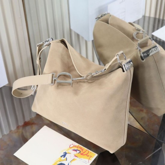 Falso imitazione Borsa Diorly Dior medio Custian Hobo 26s scamosciata di vitello beige Replica Perfetta Borsa Diorly Dior medio Custian Hobo 26s scamosciata di vitello beige