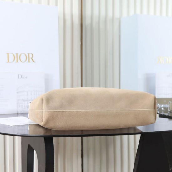 Falso imitazione Borsa Diorly Dior medio Custian Hobo 26s scamosciata di vitello beige Replica Perfetta Borsa Diorly Dior medio Custian Hobo 26s scamosciata di vitello beige