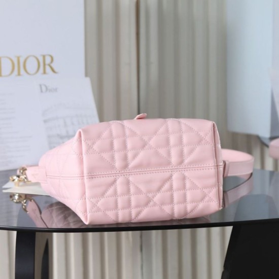 Replica Perfetta Borsa piccola verticale Dior Toujours M2835 rosa
