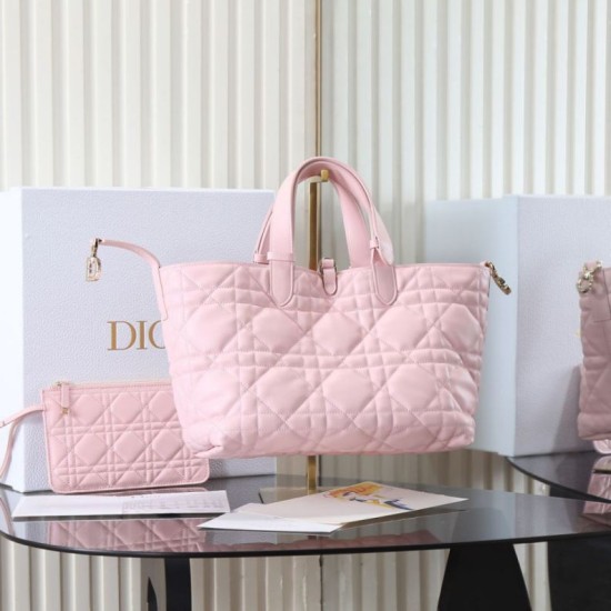 Replica Perfetta Borsa Dior Toujours media M2821 rosa
