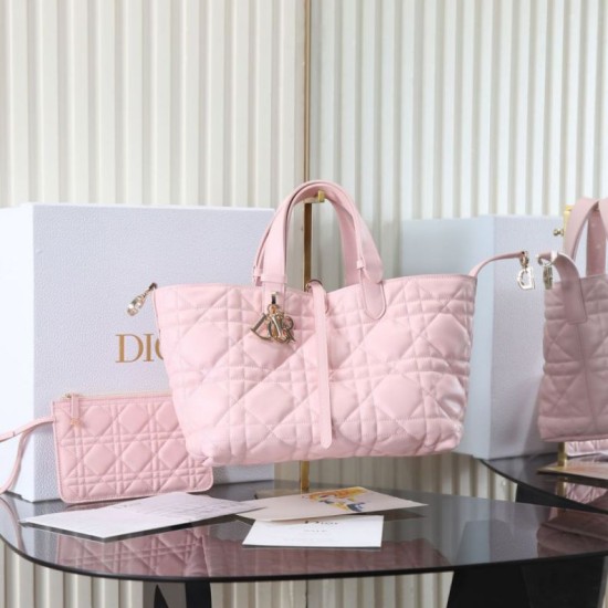Replica Perfetta Borsa Dior Toujours media M2821 rosa