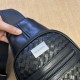 Replica Perfetta Borsa a tracolla imbracatura da uomo Bottega Veneta nera