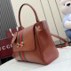 Replica Perfetta Borsa a mano media Gucci 875018 Paparazzo Marrone