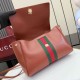 Replica Perfetta Borsa a mano media Gucci 875018 Paparazzo Marrone