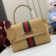 Replica Perfetta Borsa a mano media Gucci Paparazzo 875018 scamosciata albicocca