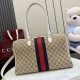 Replica Perfetta Borsa a bauletto grande Gucci 866734 albicocca/bianca