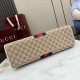 Replica Perfetta Borsa a bauletto grande Gucci 866734 albicocca/bianca