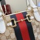 Replica Perfetta Borsa a bauletto grande Gucci 866734 albicocca/bianca
