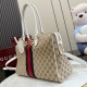 Replica Perfetta Borsa a bauletto grande Gucci 866734 albicocca/bianca