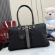 Replica Perfetta Borsa a bauletto grande Gucci 866734 Nero