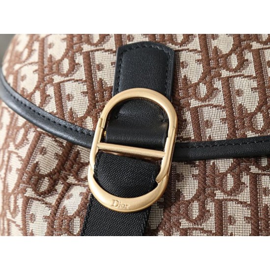 Replica Perfetta Zaino Dior Jett Oblique Da Uomo Marrone